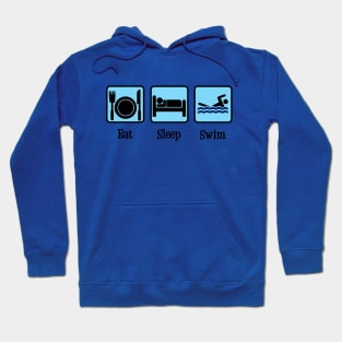 Eat Sleep Swim Hoodie